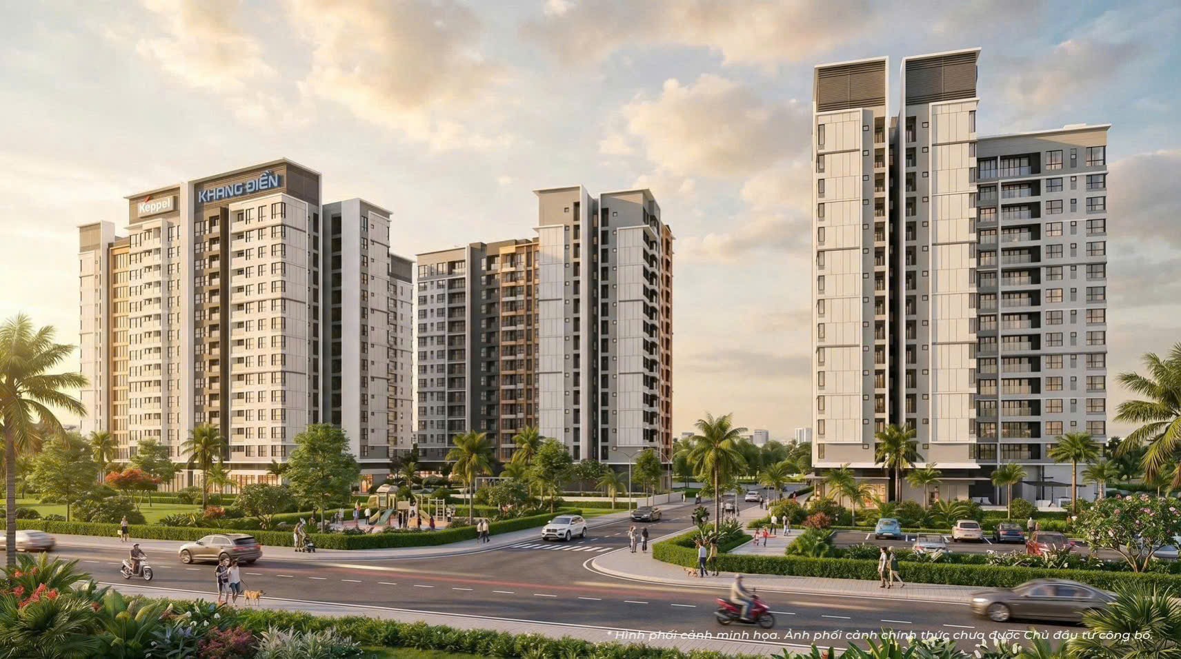 Phối cảnh tổng thể dự án Gladia Heights tại TP Thủ Đức