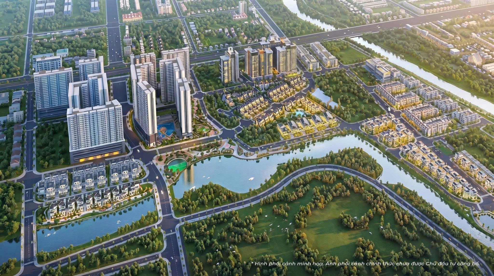 Phối cảnh tổng thể Gladia Heights