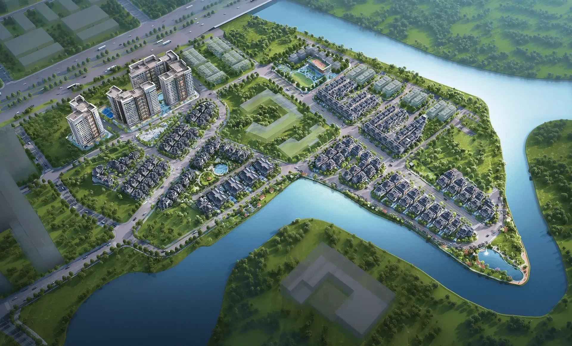 Không gian phòng ngủ căn hộ Gladia Heights