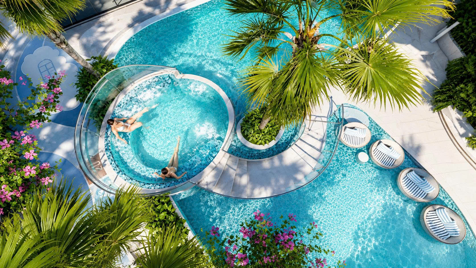 Hồ bơi và không gian nghỉ dưỡng Gladia Heights