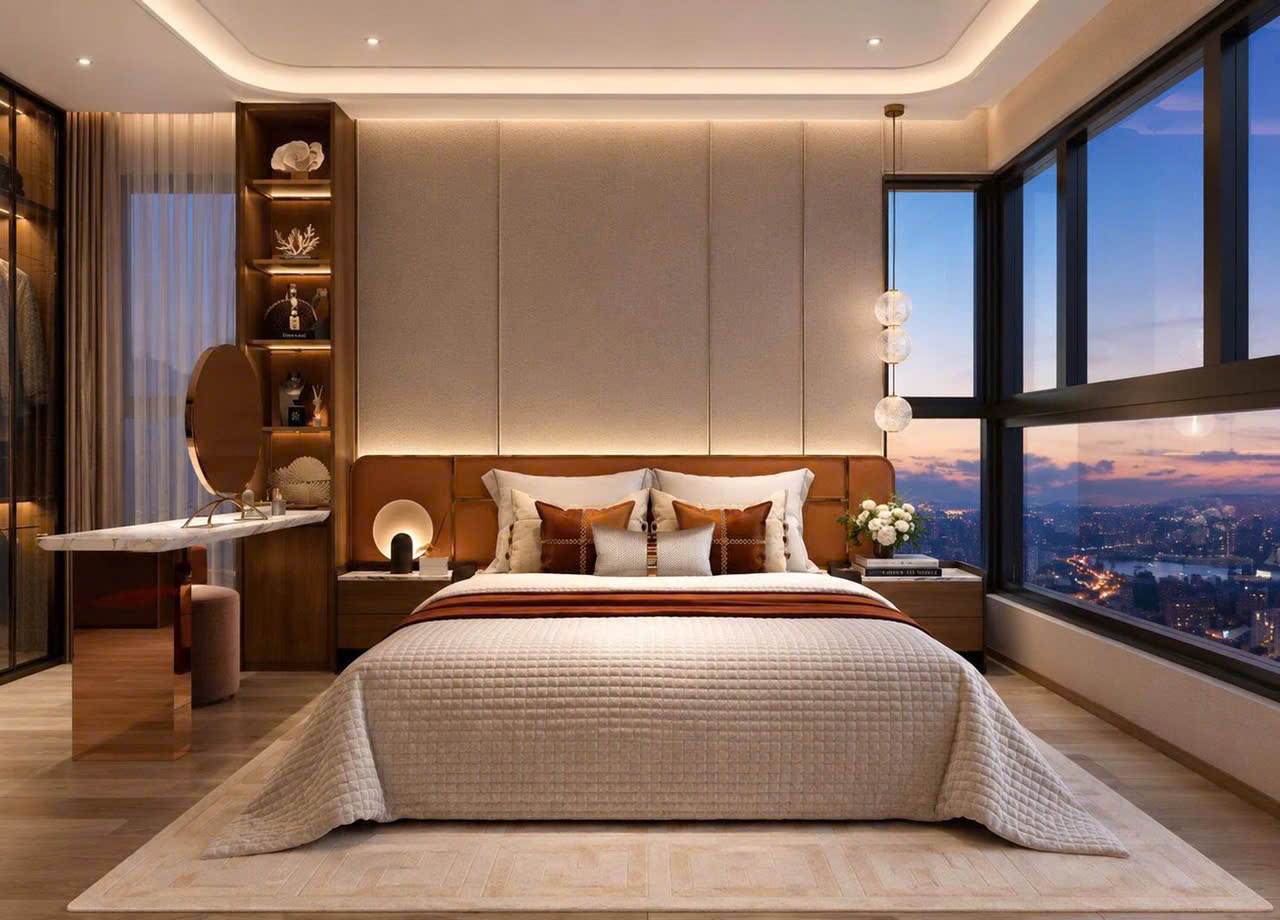 Không gian bếp căn hộ Gladia Heights