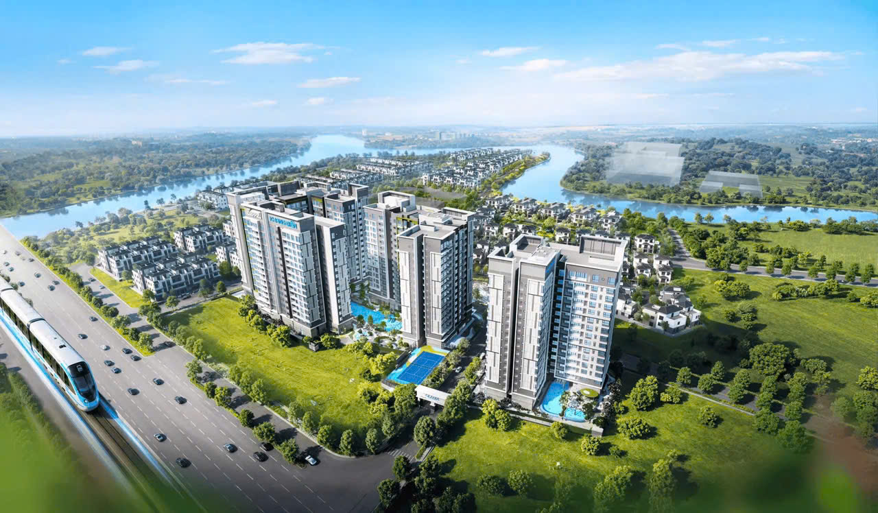 Phối cảnh đại đô thị Gladia by The Waters