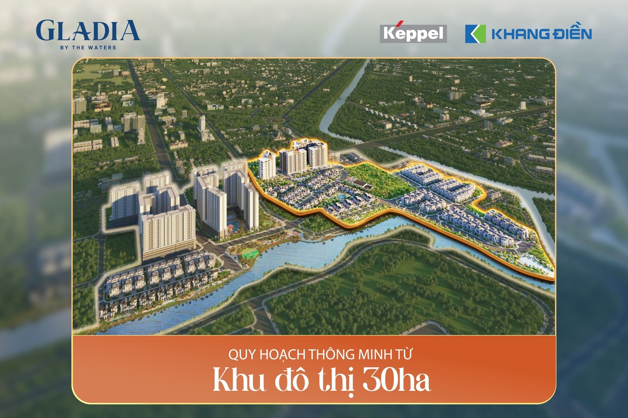 Hạ tầng giao thông kết nối Gladia Khang Điền - đường Võ Chí Công, cầu Cát Lái
